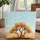 Desert Sand Ripples Gnarled Trees Golden Foliage Wooden Sign - Everyday Carry Gift Quilted Tote Bag - 1