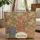 Paw Prints Quilted Folk Art - Everyday Carry Pet Lover Gift Quilted Tote Bag - 1