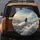 Young Girl Paper Airplane Cloudscape - Boundless Sky Freedom Adventure Decor Gift Spare Tire Cover - 5