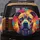 Pitbull Dog Blue Eyes Portrait - Outdoor Adventure Gift for Dog Owners Spare Tire Cover - 5