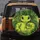 Vibrant Green Jungle Snake Golden Yellow Stripes Lush Foliage - Wildlife Lover Gift Spare Tire Cover - 5