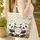 Pandas Bamboo Cherry Blossoms Asters - Wildlife Lover Everyday Carry Gift Quilted Tote Bag - 4