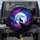 Silhouetted Wolf Howling Full Moon Pine Trees Nebula Sky - Nature Lover Gift Spare Tire Cover - 1