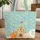 Sandcastle Starfish Conch Shell Seashells Coral Oval Medallion - Coastal Travel Carry Gift Quilted Tote Bag - 1