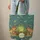 Friendly Green Frog Spotted Mushrooms Jungle Leaves Floral Wreath - Everyday Carry Gift Quilted Tote Bag - 6
