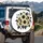 Sunflowers Black Leaves Floral - Garden Lover Outdoor Vehicle Gift Spare Tire Cover - 3
