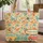 Vintage Minivan Beetle Car Boombox Flowers Peace Signs Cassette Tapes - Everyday Carry Gift Quilted Tote Bag - 1