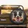 Funny Border Collie Dog Eating Spaghetti Meatballs - Dog Lover Gift Spare Tire Cover - 2