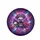 Glowing Purple Skull Golden Crown Rose Nebula - Fantasy Vehicle Decor Spare Tire Cover - 4