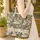 Deer Skull Antlers Woodland Leaves With Name - Everyday Carry Wildlife Lover Gift Quilted Tote Bag - 4