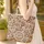 Personal Name Retro Swirl Medallion - Everyday Carry Gift Quilted Tote Bag - 4
