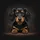 Black Tan Dachshund Puppy with Captivating Eyes - Dog Lover Vehicle Accessory Gift Spare Tire Cover - 6