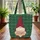 Gnome Winter Snowflakes Wooden Sign Christmas Everyday Carry Travel Gift Quilted Tote Bag - 3
