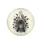 Barn Owl Gothic Gravestone Calla Lilies - Wildlife Lover Car Decor Gift Spare Tire Cover - 4