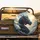 Majestic Blue Dragon Head Golden Sunlit Clouds Ethereal Sky - Fantasy Lover Gift Spare Tire Cover - 2