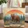 Brown Bear Wildflower Mountain Sunset - Wildlife Lover Everyday Carry Gift Quilted Tote Bag - 1