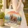 Brown Bear Wildflower Mountain Sunset - Wildlife Lover Everyday Carry Gift Quilted Tote Bag - 4