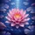Pink Lotus Bloom Lily Pads Starlight Water - Spiritual Lifestyle Gift for Yoga Lover Spare Tire Cover - 6