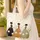 Three Female Figures Daffodil Blossoms Floral Wreath - Everyday Carry Gift for Women Quilted Tote Bag - 4