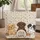 Golden Retriever Labrador Spaniel Puppies Paw Print Dog Bones - Everyday Carry Gift for Dog Moms Quilted Tote Bag - 1