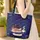 Black Cat Sleeping Books Teacup Night Sky Constellations - Everyday Carry Gift Quilted Tote Bag - 4