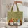 Garden Gnomes Sunflowers Wildflowers Personalized Sign Everyday Carry Gift for Gnome Lover Quilted Tote Bag - 5