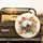 White Cat Sleeping Books Poppies Roses Wildflowers - Cat Lover Car Decor Gift Spare Tire Cover - 2