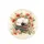 White Cat Sleeping Books Poppies Roses Wildflowers - Cat Lover Car Decor Gift Spare Tire Cover - 4