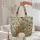 Ornate Vintage Books Wildflower Vines Garland Everyday Carry Gift Quilted Tote Bag - 5