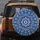 Dense Evil Eyes Wavy Royal Blue Gold Navy White - Protective Car Travel Accessory Spare Tire Cover - 5