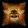 Bumblebee Amber Honey Hexagon Lattice Golden Honeycomb - Wildlife Lover Gift Spare Tire Cover - 6