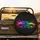 Rainbow Glowing Sports Car Paint Burst - Automotive Lover Gift Spare Tire Cover - 2