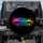 Rainbow Glowing Sports Car Paint Burst - Automotive Lover Gift Spare Tire Cover - 1