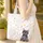 Black Cat Lavender Wildflower Butterflies Personal Everyday Carry Gift for Cat Lovers Quilted Tote Bag - 4