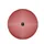 Glossy Uniform White Polka Dots Dynamic Ruby Red Textured Vehicle Decor Gift Spare Tire Cover - 4