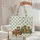 Ornate Vintage Camper Trailer Campfire Adirondack Chair Pine Trees Stars - Travel Essentials Gift Quilted Tote Bag - 5