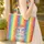 Personalized Mushroom Daisy Floral Wreath Everyday Carry Gift Quilted Tote Bag - 4