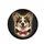 Welsh Corgi Dog Red Bow Tie Paw Print Bones Black Background - Dog Lover Gift Spare Tire Cover - 4