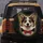 Welsh Corgi Dog Red Bow Tie Paw Print Bones Black Background - Dog Lover Gift Spare Tire Cover - 5