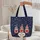 Patriotic Gnomes Stars Stripes Fireworks Hearts Independence Day Celebration Everyday Carry Gift Quilted Tote Bag - 5