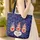 Patriotic Gnomes Stars Stripes Fireworks Hearts Independence Day Celebration Everyday Carry Gift Quilted Tote Bag - 4