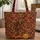 African Woman Decorative Hair Golden Earring Mosaic Quilt - Everyday Carry Gift for Her Quilted Tote Bag - 1