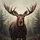 Majestic Moose Antlers Forest Landscape - Wildlife Lover Outdoor Gift Spare Tire Cover - 6