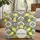 Lemon Blossoms Mediterranean Tile Berry Clusters  Hoop - Everyday Carry Gift Quilted Tote Bag - 1
