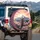 Mount Fuji Japanese Pagoda Cherry Blossom Sunset - Japanese Scenery Travel Essentials Spare Tire Cover - 3