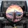 Mount Fuji Japanese Pagoda Cherry Blossom Sunset - Japanese Scenery Travel Essentials Spare Tire Cover - 1