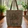 Bigfoot Sasquatch Personalized Name Wooden Sign - Everyday Carry Gift for Wildlife Lover Quilted Tote Bag - 3