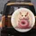 Fluffy Hamster Donut Pink Frosting Sprinkles - Sweet Treat Lover Gift Spare Tire Cover - 5
