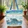 Sea Turtles Ocean Waves Seashells Starfish - Travel Essentials Ocean Lover Gift Quilted Tote Bag - 3