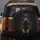 Black Doberman Pinscher Rust Red Markings Intense Gaze - Dog Lover Lifestyle Gift Spare Tire Cover - 5